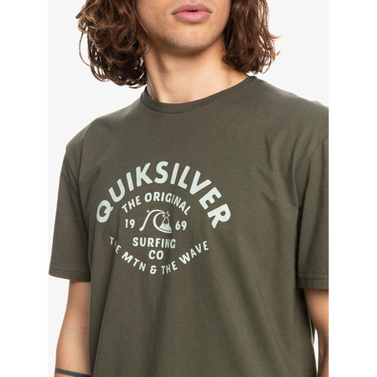 Quiksilver Ανδρική κοντομάνικη μπλούζα Script Talk Front - T-Shirt for Men